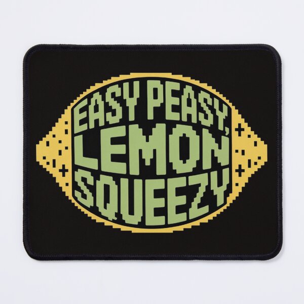 Item preview, Easy Peasy Lemon Squeezy Pixel Lemon Retro Cute Design designed and sold by NatArtSA.