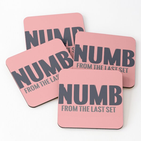 Item preview, Numb. – Last Set Did This | Minimal Gym Mindset Typography Design designed and sold by STYKD.