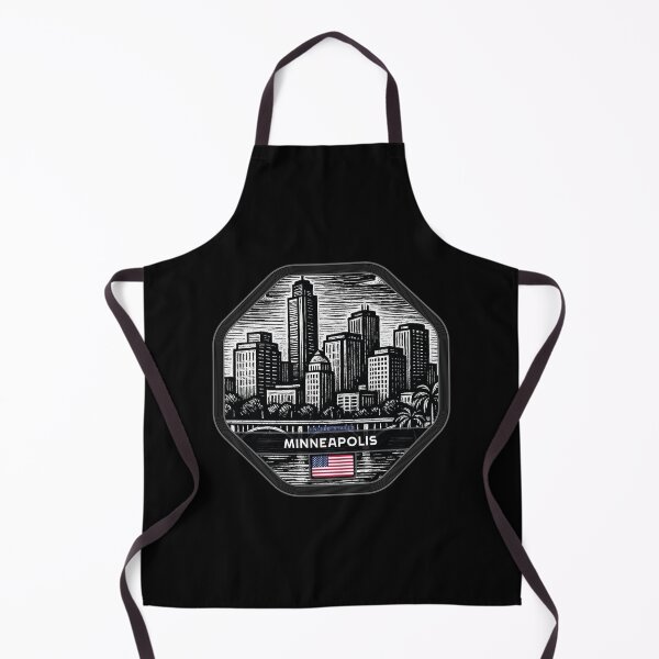 Item preview, Minneapolis USA Linocut Style designed and sold by Thistle-TShop.