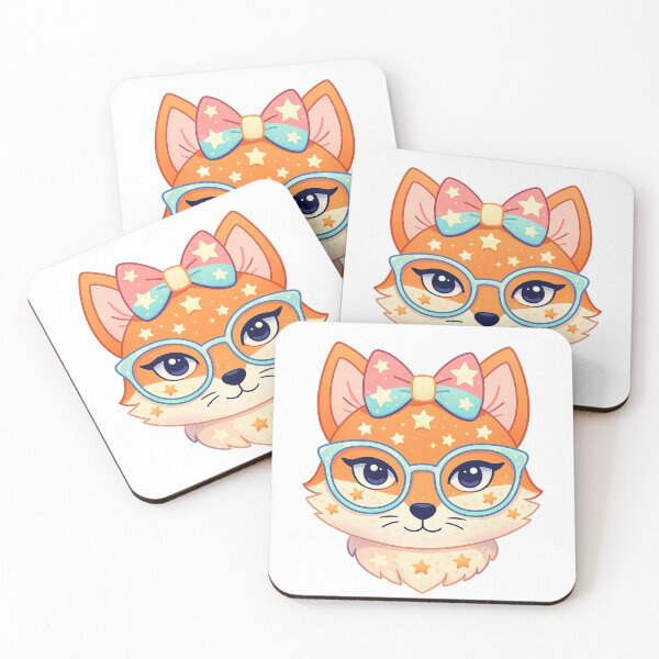 Item preview, Stylish Cat with Glasses Cute Feline Art designed and sold by SoftSproutstu.
