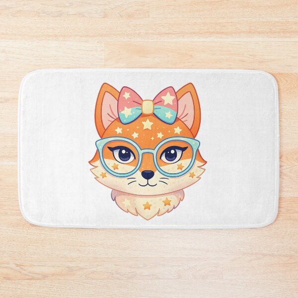 Item preview, Stylish Cat with Glasses Cute Feline Art designed and sold by SoftSproutstu.