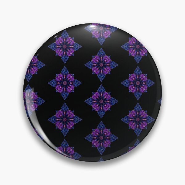 Item preview, Midnight Star Sapphire Cosmic Floral Art designed and sold by Quotable Gear.