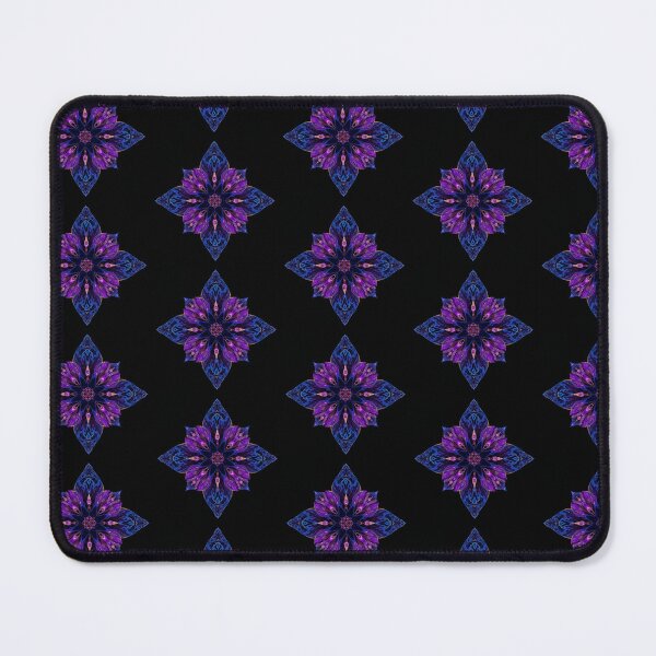 Item preview, Midnight Star Sapphire Cosmic Floral Art designed and sold by Quotable Gear.