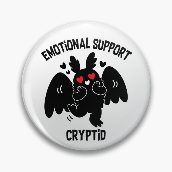 Item preview, Mothman Emotional Support Cute Cryptid designed and sold by ShirtWreck.