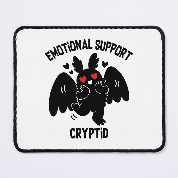 Item preview, Mothman Emotional Support Cute Cryptid designed and sold by ShirtWreck.