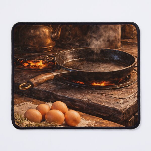 Item preview, Cast Iron Morning - Rustic Cottagecore designed and sold by bapupa.