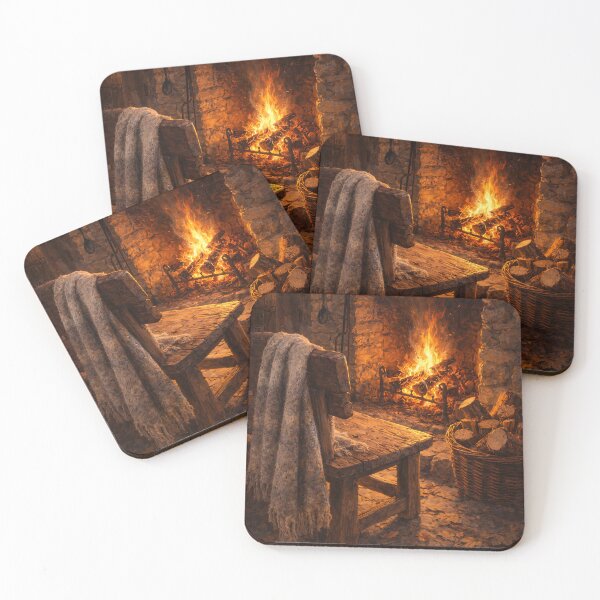 Item preview, The Hearthside Bench - Rustic Cottagecore designed and sold by bapupa.