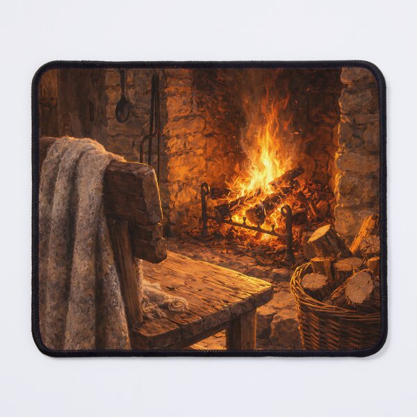 Item preview, The Hearthside Bench - Rustic Cottagecore designed and sold by bapupa.