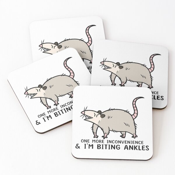 Item preview, One More Inconvenience Opossum Funny Sticker designed and sold by JossDesign15.