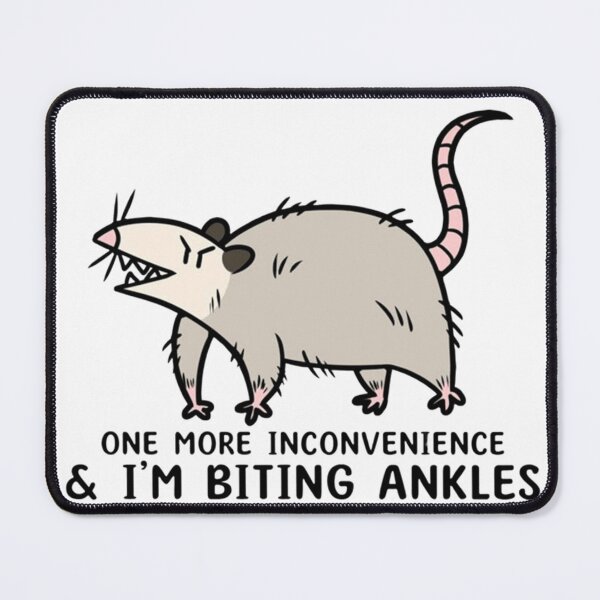 Item preview, One More Inconvenience Opossum Funny Sticker designed and sold by JossDesign15.