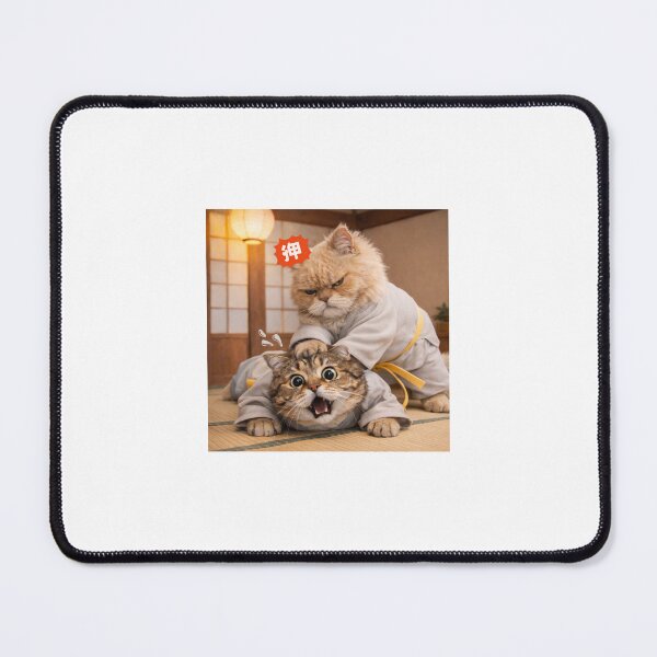Item preview, Karate Cat Reality Check designed and sold by LovelyCatGalaxy.
