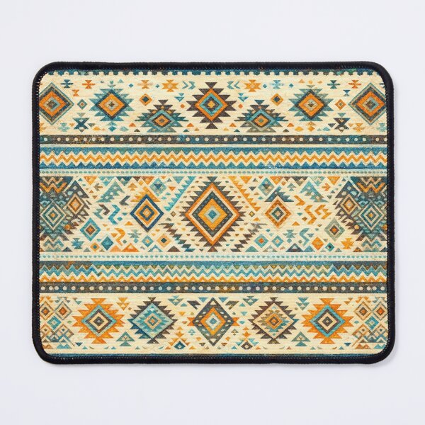 Item preview, Aztec Diamond Journey - Ethnic Tribal Geometric Seamless Pattern designed and sold by myforestfog.