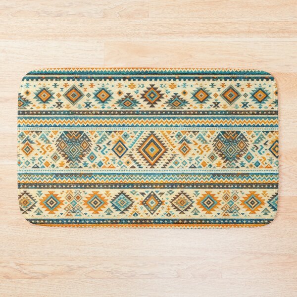 Item preview, Aztec Diamond Journey - Ethnic Tribal Geometric Seamless Pattern designed and sold by myforestfog.