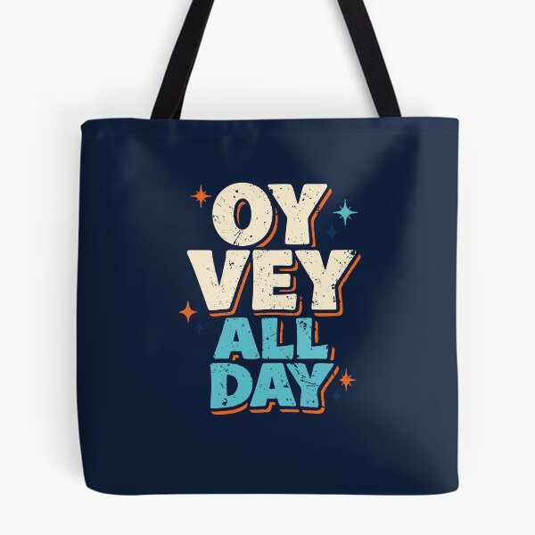 Item preview, Oy Vey All Day Retro designed and sold by Thank-HaShem.
