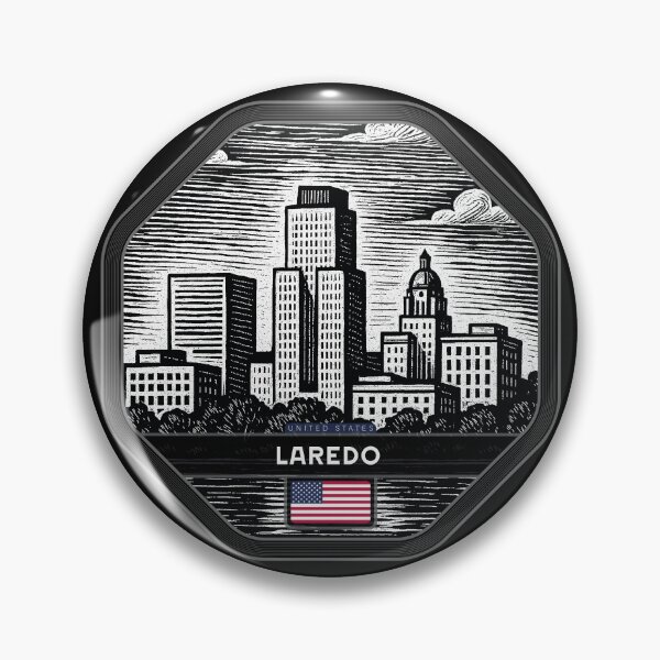 Item preview, Laredo USA Linocut Style  designed and sold by Thistle-TShop.