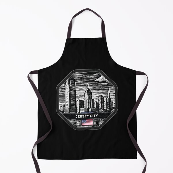 Item preview, Jersey City USA Linocut Style designed and sold by Thistle-TShop.
