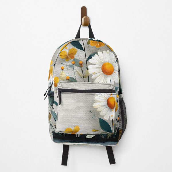 Item preview, Wildflower and Daisies on Textured Grey Background Floral Design designed and sold by daila70.