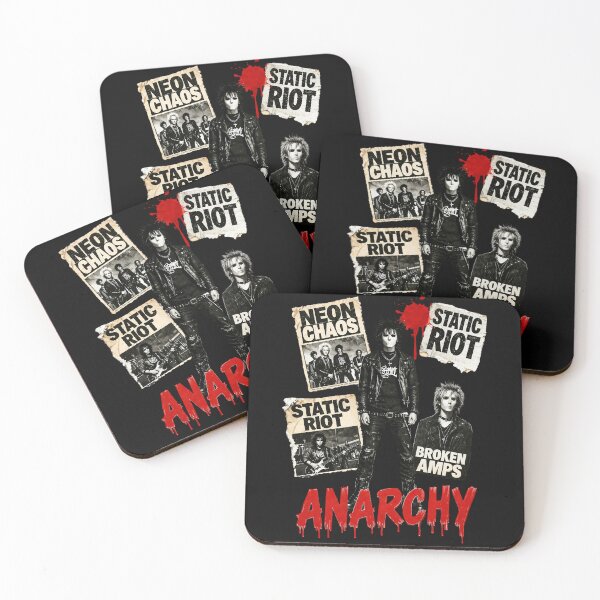 Item preview, Anarchy Punk Collage T-Shirt – Grunge Rock Aesthetic, Rebel Streetwear, Vintage Band Poster Style designed and sold by Maximilianos.