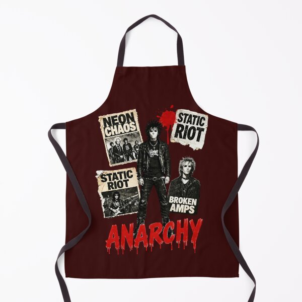 Item preview, Anarchy Punk Collage T-Shirt – Grunge Rock Aesthetic, Rebel Streetwear, Vintage Band Poster Style designed and sold by Maximilianos.