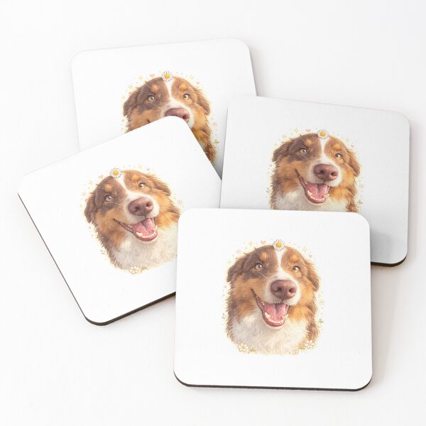 Item preview, Cute Australian Shepherd Kawaii — Dog Lover Gift designed and sold by MazeAndCo.