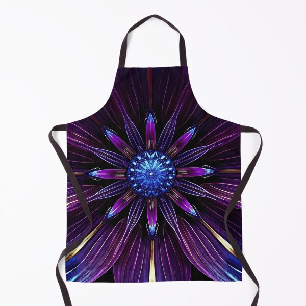Item preview, Royal Indigo Crystal Bloom Cosmic Art designed and sold by Quotable Gear.