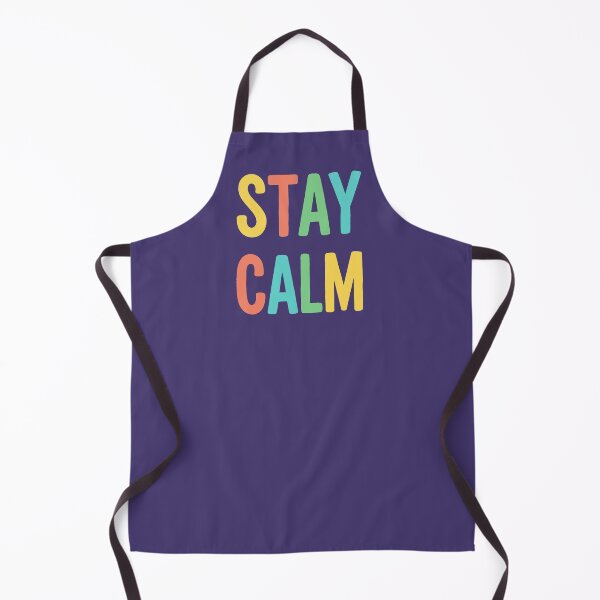 Item preview, Stay Calm Retro Pastel Typography Design designed and sold by NEOCHRONOS.