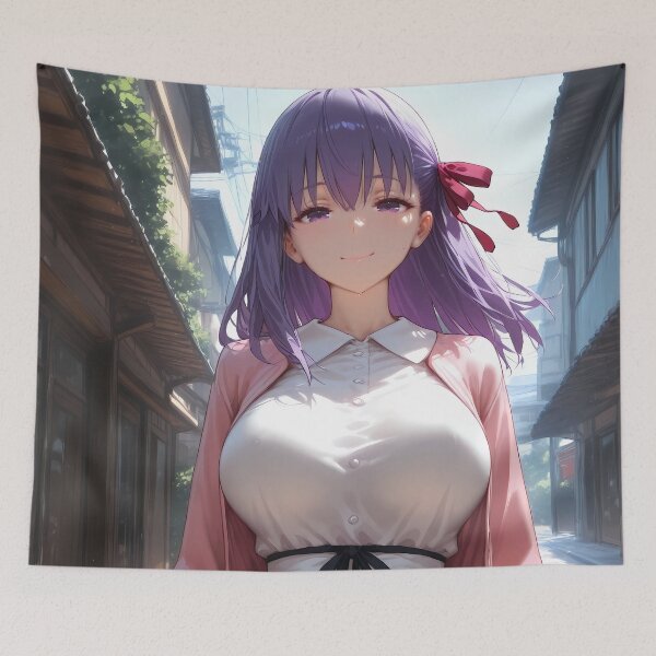 Item preview, Sakura Matou Summer Dress Fate Stay Night Anime Girl designed and sold by 108Recordings.