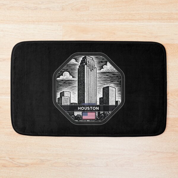 Item preview, Houston USA Linocut Style  designed and sold by Thistle-TShop.