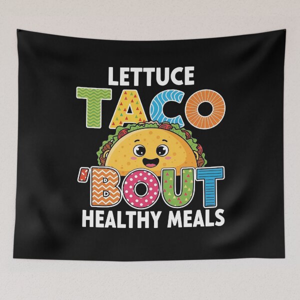 Item preview, Lettuce Taco Bout Healthy Meals Lunch Lady Cinco De Mayo designed and sold by viectory.