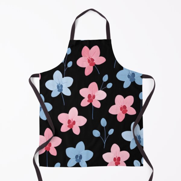 Item preview, Little pink and blue orchids flowers designed and sold by uunaa.