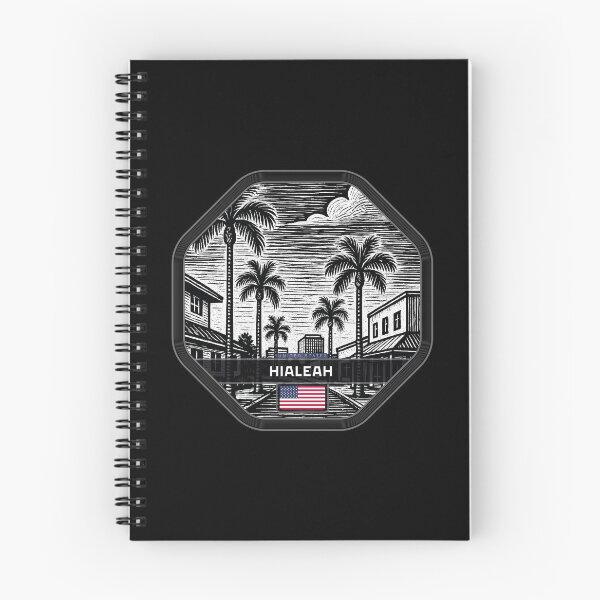 Item preview, Hialeah USA Linocut Style  designed and sold by Thistle-TShop.