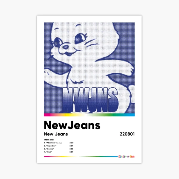 NEWJEANS - New Jeans - Album Artwork Poster