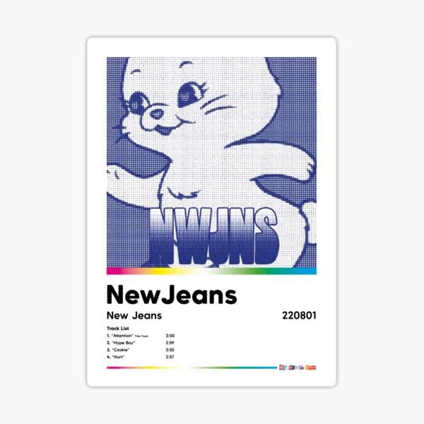 NEWJEANS - New Jeans - Album Artwork Poster