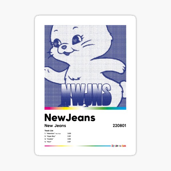 Newjeans New Jeans Stickers for Sale | Redbubble