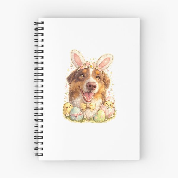 Item preview, Easter Australian Shepherd Kawaii — Spring Dog Lover designed and sold by MazeAndCo.