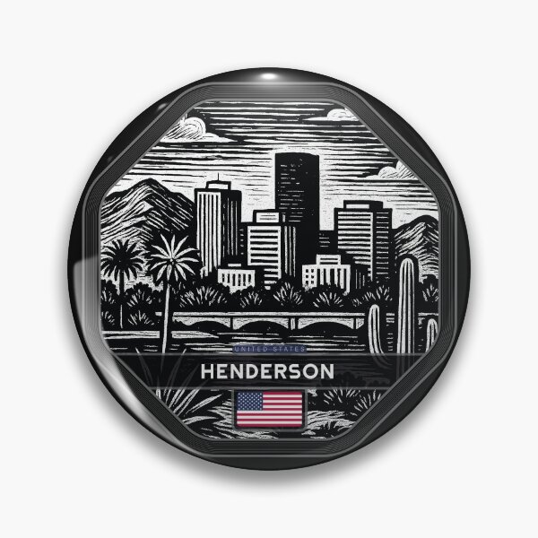Item preview, Henderson USA Linocut Style  designed and sold by Thistle-TShop.