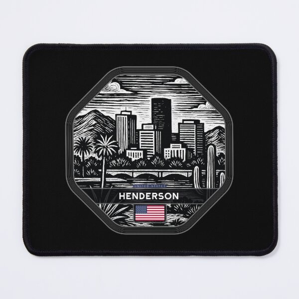 Item preview, Henderson USA Linocut Style  designed and sold by Thistle-TShop.