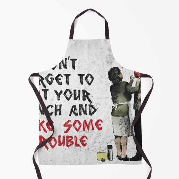 Item preview, Poster Banksy - Don't Forget to Eat Your Lunch and Make Some Trouble Painting designed and sold by theresastier.