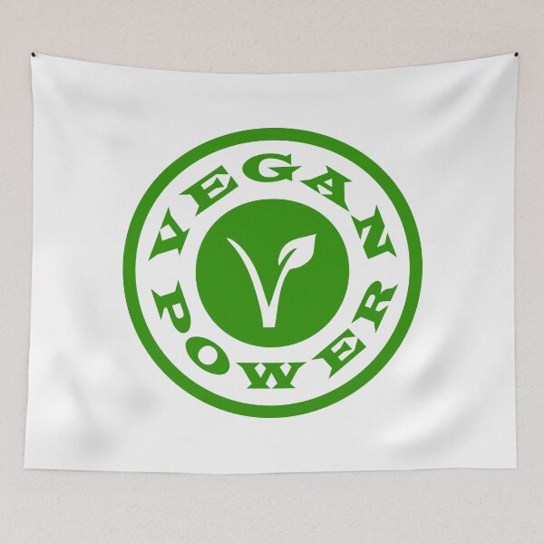 Item preview, Vegan Power Gym Logo designed and sold by Plant Cult.
