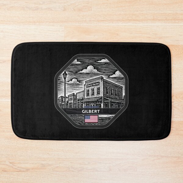 Item preview, Gilbert USA Linocut Style  designed and sold by Thistle-TShop.