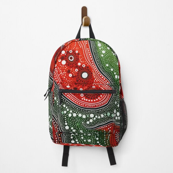 Item preview, Aboriginal Inspired Dot Art - Lava and Swamp designed and sold by GrinGalore.