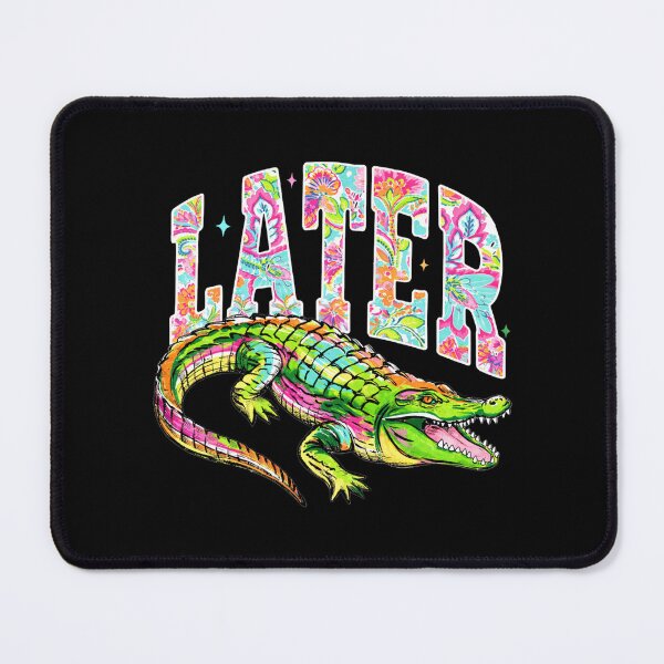 Item preview, Pink Preppy Later Gator, Tropical Coastal Summer Girly, Everyday Catch Phrase Sublimation designed and sold by AutumnverArt.