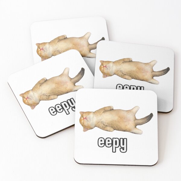 Item preview, Eepy Cat, Silly Sleepy Cat Meme  designed and sold by BareCrack.