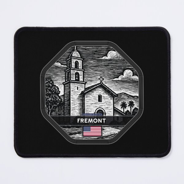 Item preview, Fremont USA Linocut Style  designed and sold by Thistle-TShop.