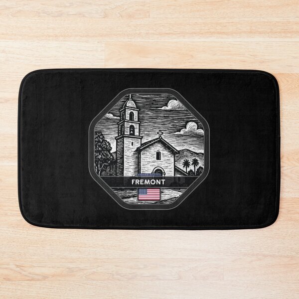 Item preview, Fremont USA Linocut Style  designed and sold by Thistle-TShop.