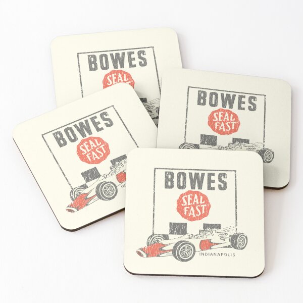 Item preview, 1967 Bowes Seal Fast Indy race car - aged, worn print designed and sold by retropetrol.