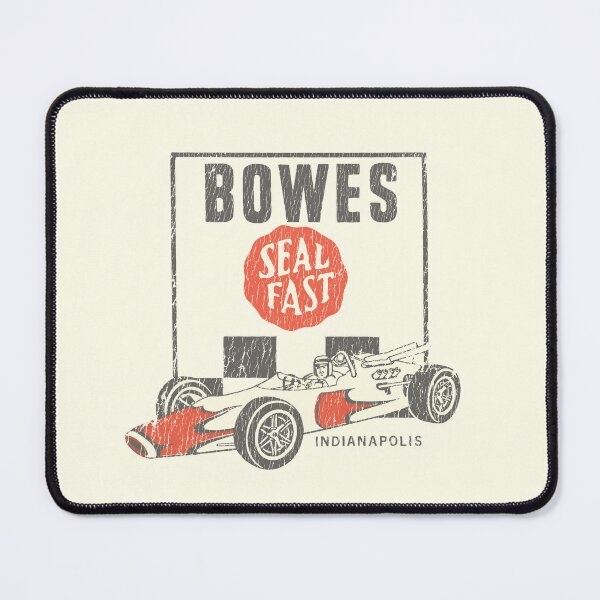 Item preview, 1967 Bowes Seal Fast Indy race car - aged, worn print designed and sold by retropetrol.