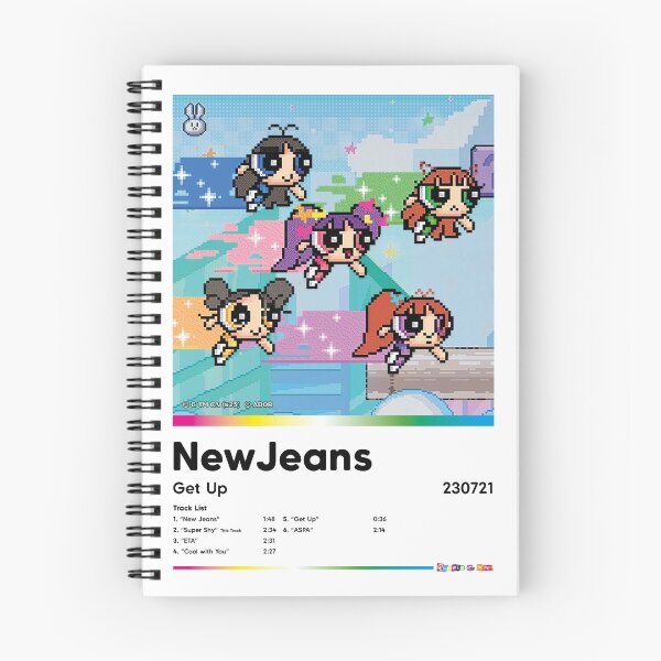 Item preview, NEWJEANS - Get Up - Album Artwork Poster designed and sold by RhodesToKpop.
