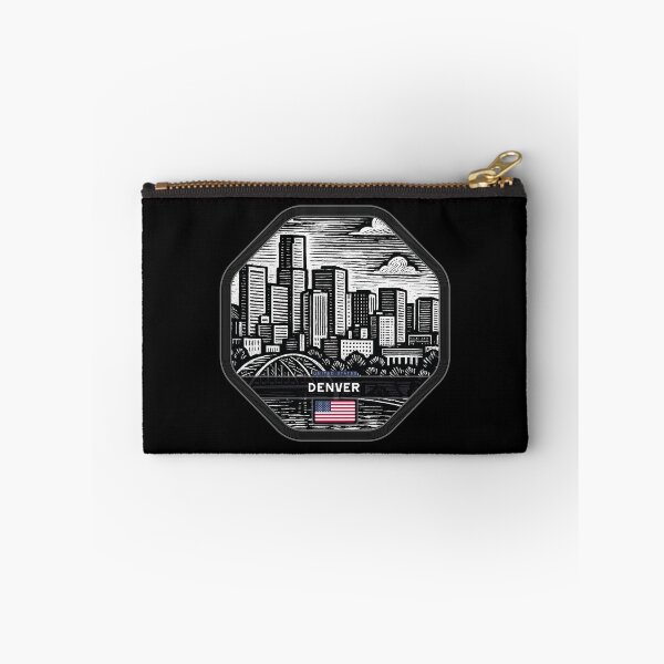 Item preview, Denver USA Linocut Style  designed and sold by Thistle-TShop.