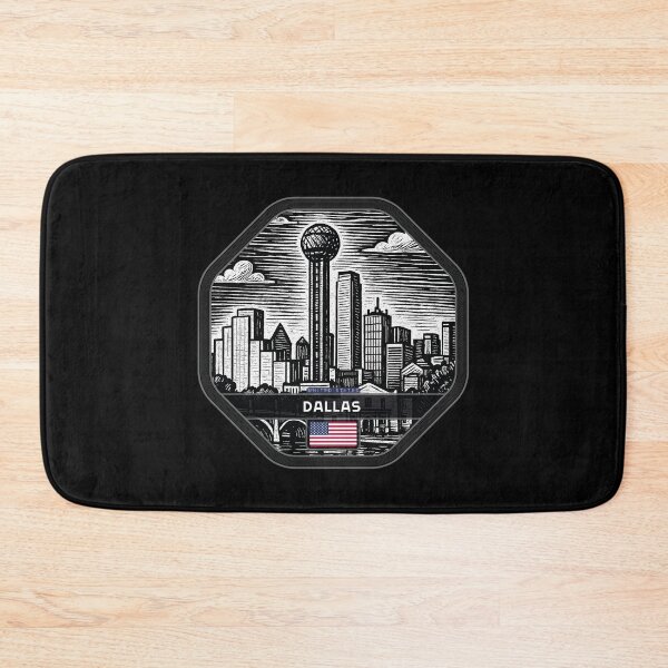 Item preview, Dallas USA Linocut Style  designed and sold by Thistle-TShop.
